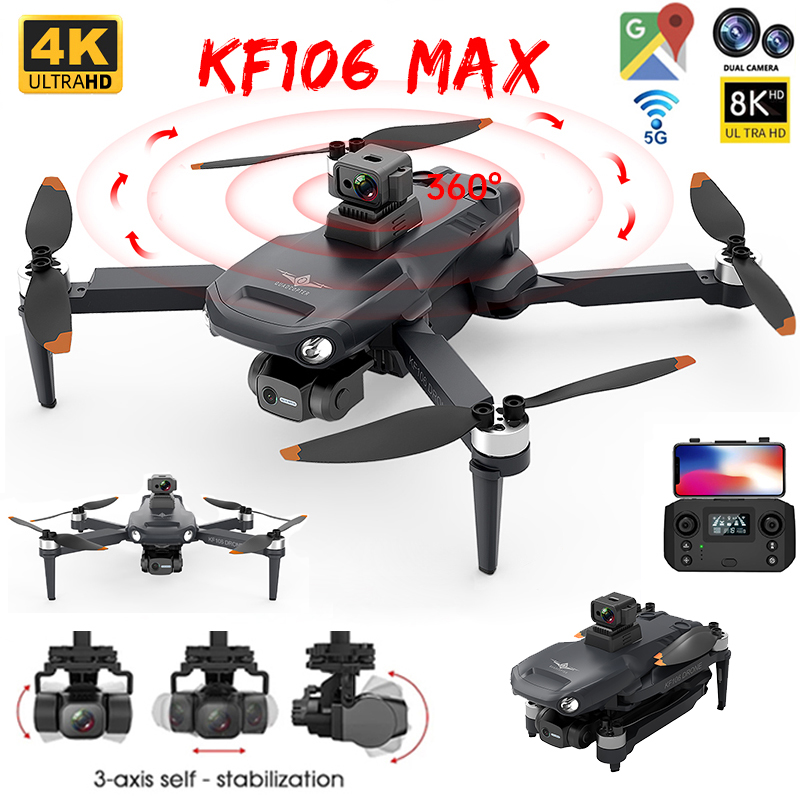Drone Mapping - 2022 新 KF106 最大ドローン 8K プロフェッショナル