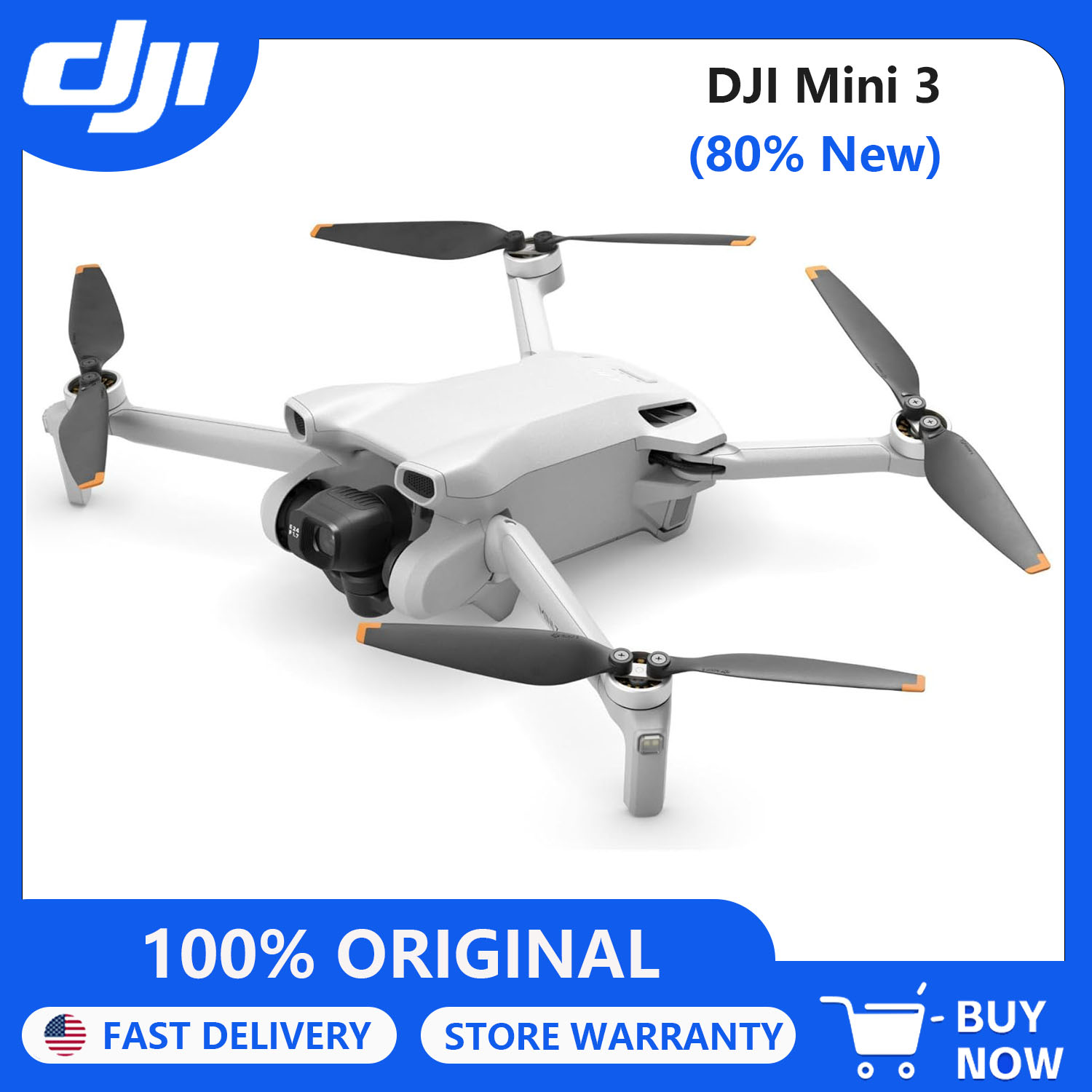 Drone Cinematic - 80%新品 DJI Mini 3 カメラ付きドローン 大人向け