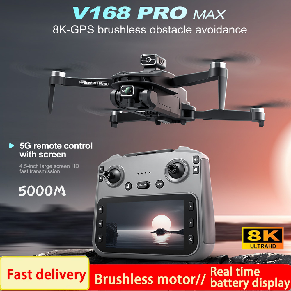 Drone Mapping - 2025 V168 Pro MAX GPSドローン 8KプロフェッショナルHDカメラ