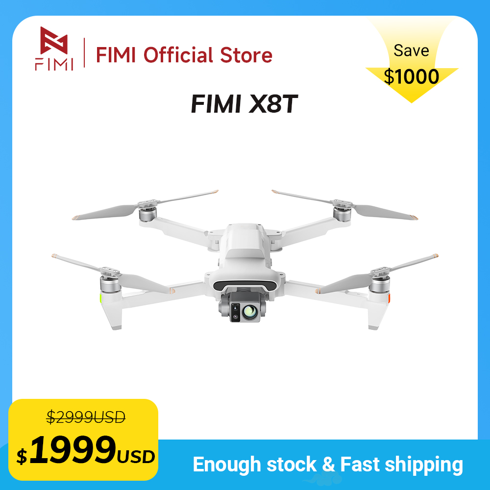 Drone Photogrammetry - FIMI X8T ドローン 熱赤外線レンズ トリプルカメラ ジンバル