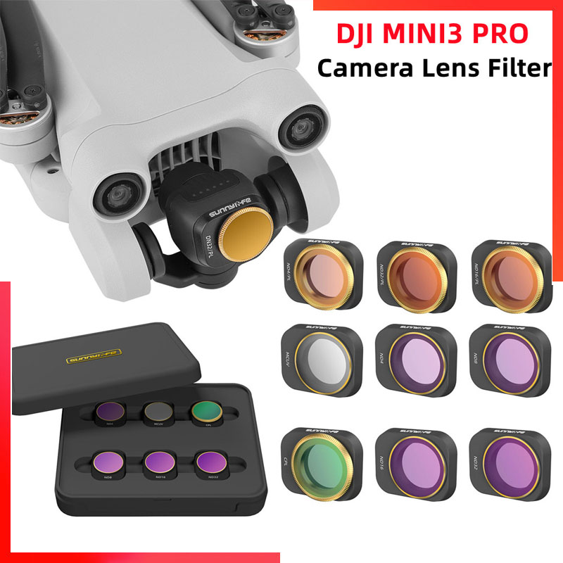 Drone Ndvi - Dji mini 3 pro用カメラレンズフィルター,スペアパーツ,4/8/16/32 ND,ndpl,cpl,muv,dji mavavic