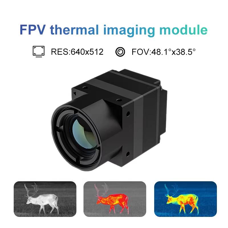 Drone Thermal Imaging - FPVサーマルカメラ CVBSインターフェース 256/384/640 4MM 9MM マイクロサーマルイメージングカメラモジュール