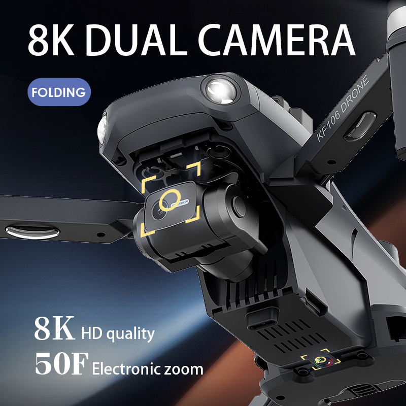 2022 新 KF106 最大ドローン 8K プロフェッショ - Drone Mapping のレビューと価格