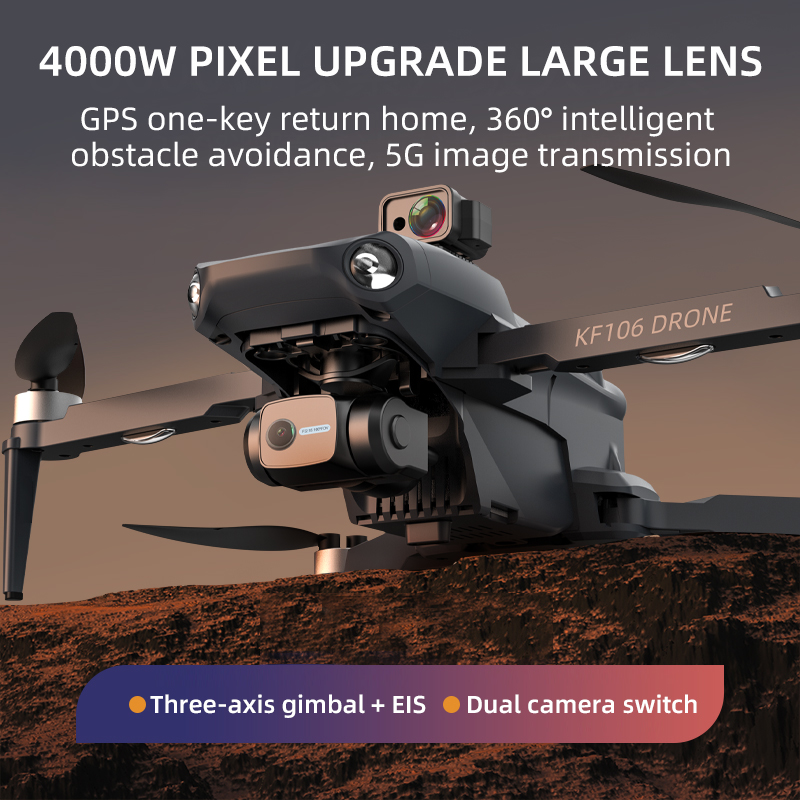 2022 新 KF106 最大ドローン 8K プロフェッショ - Drone Mapping のレビューと価格