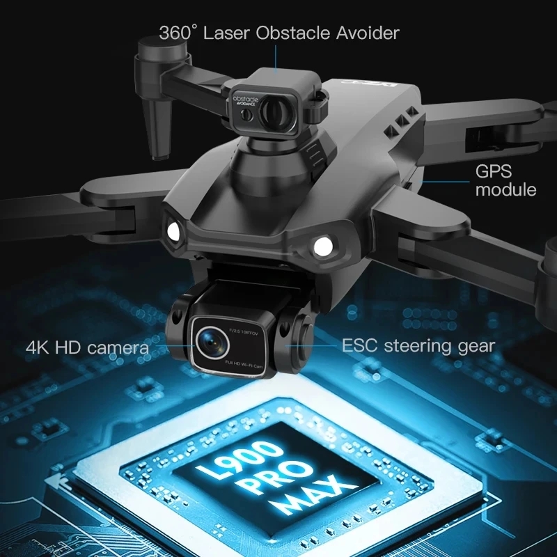 L900 Pro MAX GPS ドローン 4K プロフェッ - Drone Multispectral のレビューと価格