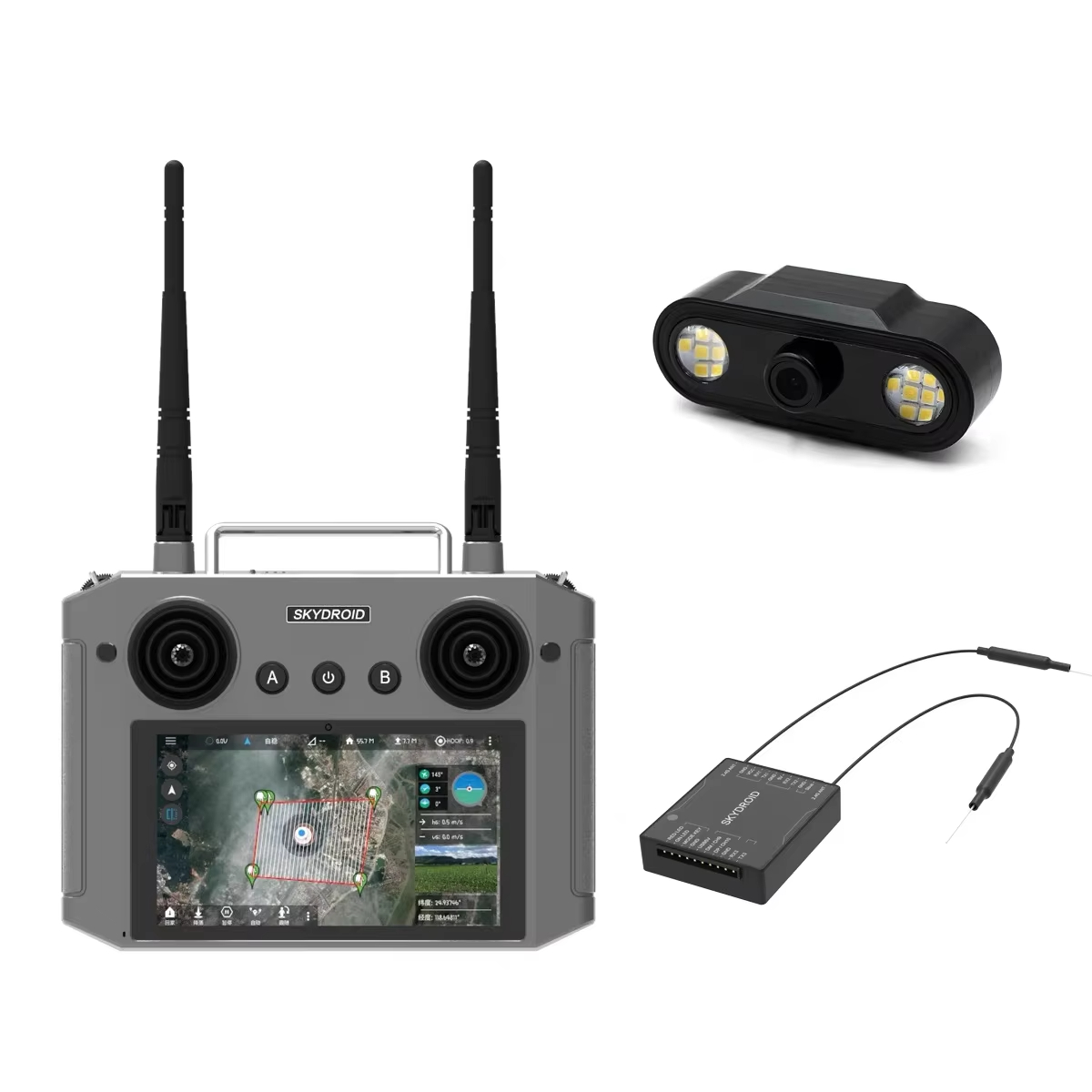 Skydroid H12 2.4GHz 1080P 農業用ド - Drone Agriculture Monitoring のレビューと価格