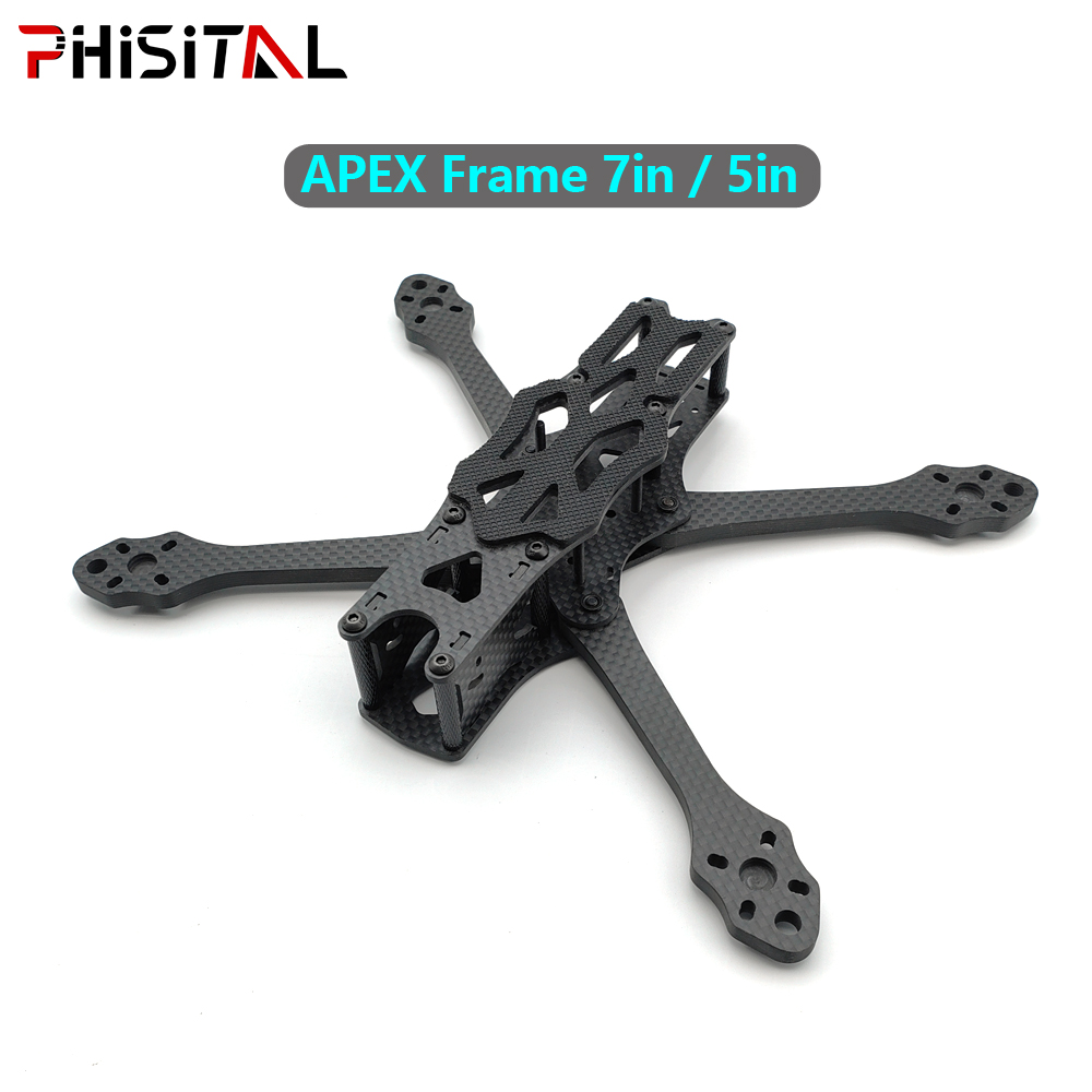 APEXフレーム 7インチ/6インチ/5インチ カーボンファ - Drone Cinematic のレビューと価格
