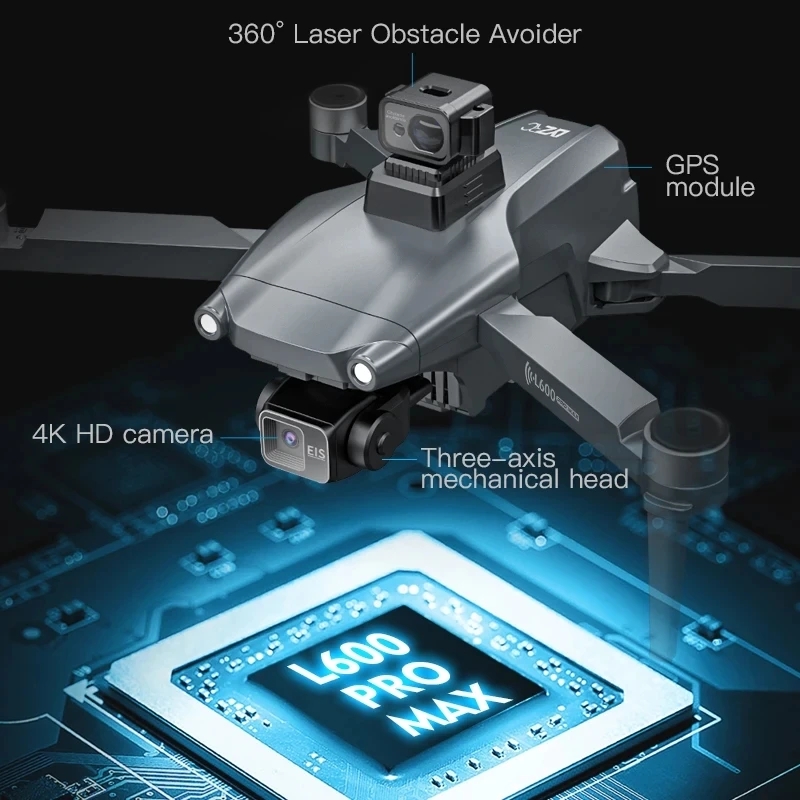 L600 プロマックス GPS ドローンプロフェッショナル  - Drone Multispectral のレビューと価格