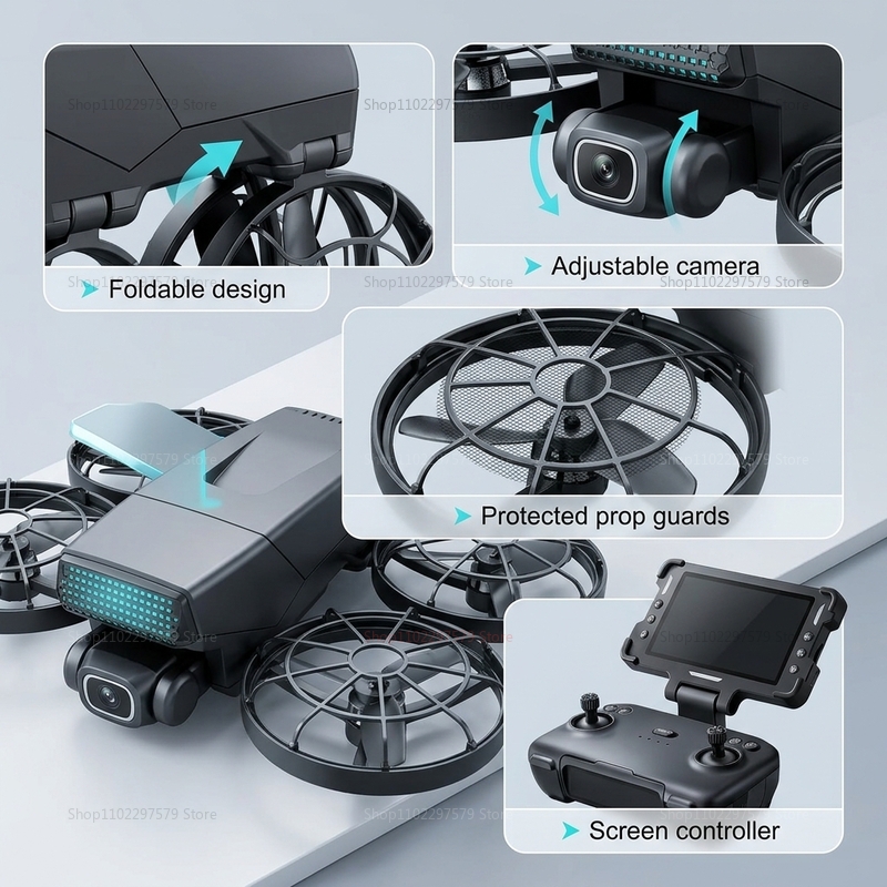 新型ドローン M8 GPS 8K プロフェッショナルHD 3 - Drone Mapping のレビューと価格