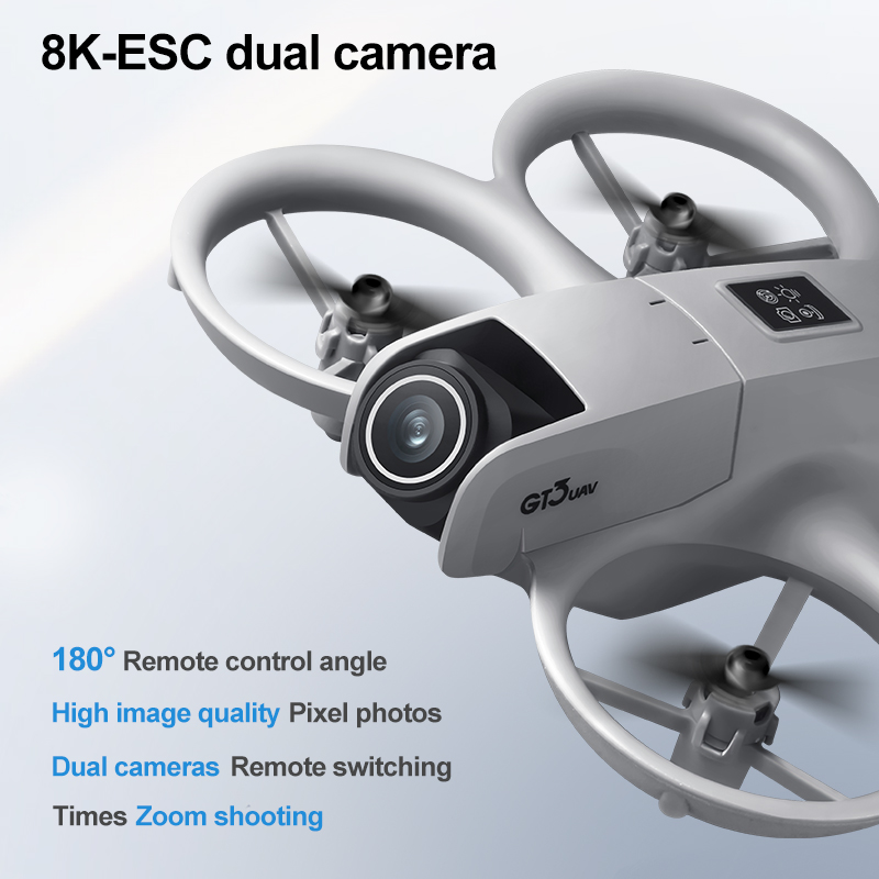 新型 GT3 スクリーン搭載ミニドローン 8K HD カメラ - Drone Aerial Photography のレビューと価格