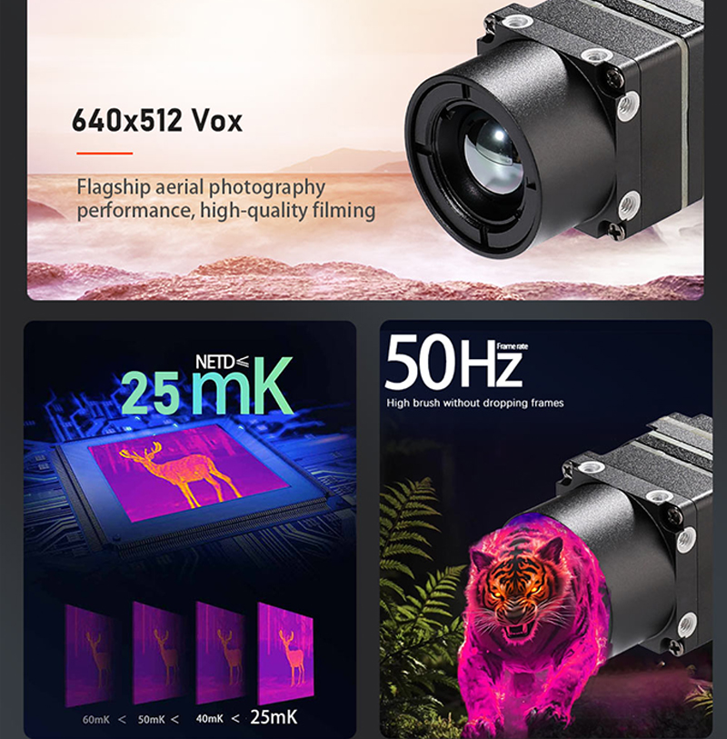 新着商品 640x512 FPVドローン用サーマルカメラモジ - Drone Thermal Imaging のレビューと価格